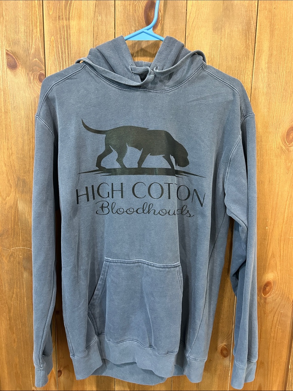 Comfort Colors Blue-Grey High Coton Bloodhounds Hoodie